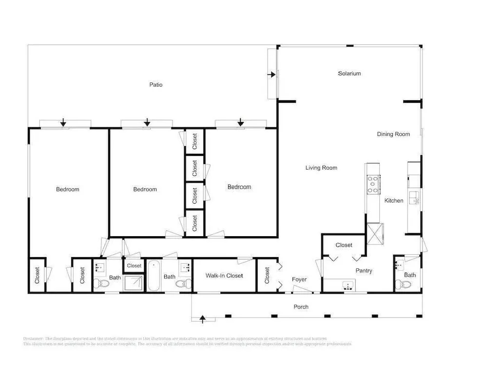 Floor Plan for Oasis In The Keys - Beautiful Oceanfront Home, Kayaks & Paddleboards, Cabana Club w Shared Pool