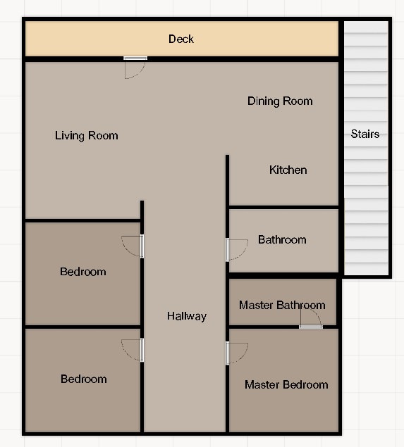 Floor Plan for Seas the Day ~ Newly constructed home with gorgeous outdoor living space