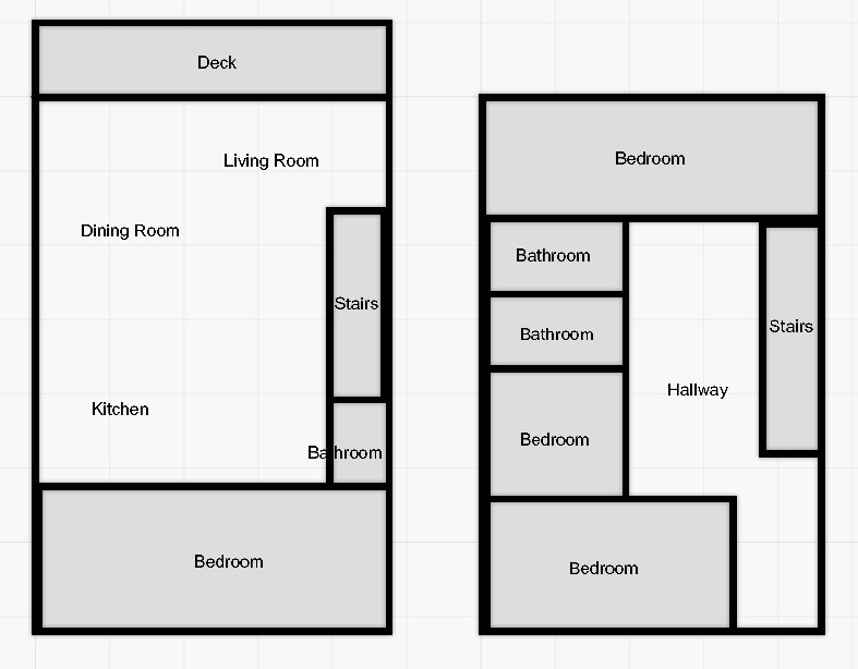 Floor Plan for Sombrero Chic at Sombrero Beach ~ Beautiful 4 BR Attached Pool Home 